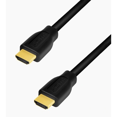 LogiLink HDMI-kábel, A/M-A/M, 4K/60 Hz, CCS, fekete, 3 m (CH0102) (CH0102) (CH0102)