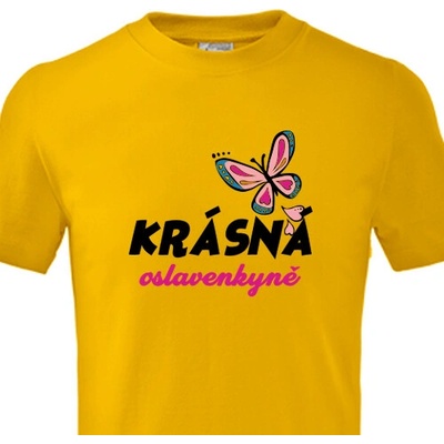 Tričko Krásná oslavenkyně dětské