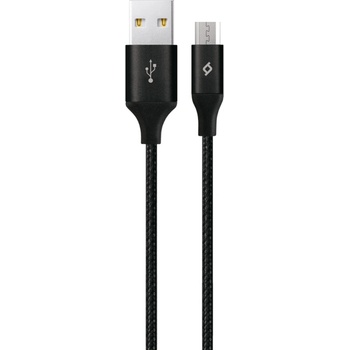 Ttec Кабел ttec - AlumiCable XXL, USB-A/Micro USB, 3 m, черен (8694470667232)