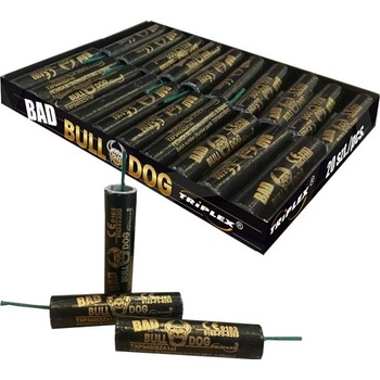 Pyrotechnika a ohňostroje Petarda BAD BULL DOG 20ks