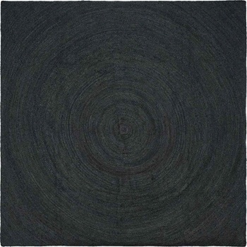 vidaXL Килими за помещение Тъмносиво 200 x 200 cm юта (42010566)