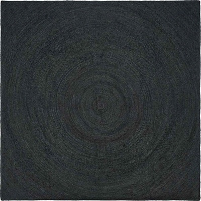 vidaXL Килими за помещение Тъмносиво 200 x 200 cm юта (42010566)