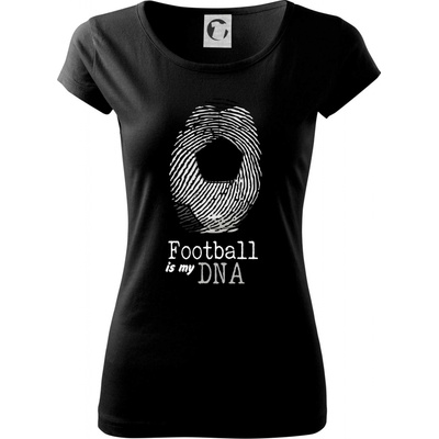Football is my DNA Pure dámske tričko Čierna