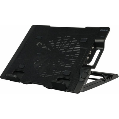 Chladicí podložka ZALMAN ZM-NS2000 Chladicí podložka, pod notebook, do 17", naklápěcí, USB hub, USB napájení, černá ZM-NS2000 – Zboží Živě