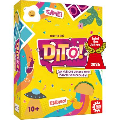 Game Factory 646031 Ditto, the wordy party game for 3 to 7 players