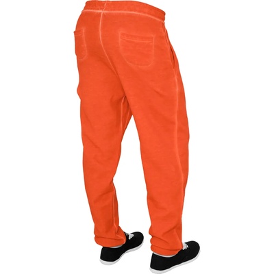 Urban Classics Дамски панталон за свободното време в оранжево Urban Classics Ladies Spray Dye SweatpantUB-TB459-00337 - Оранжев, размер XS