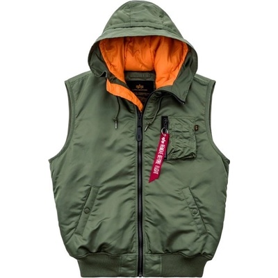 Alpha Industries vesta MA 1 Hooded šalvějová