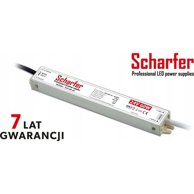 LED zdroj hermetický 24V 60W SCHARFER 7Y