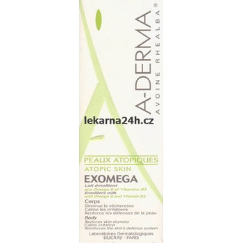 A-Derma Exomega Control emolienční mléko 400 ml