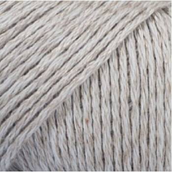DROPS Design Bomull-Lin Uni Colour 15 Light Grey Плетива прежда (103715)