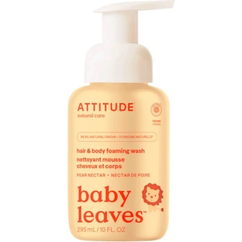 Attitude dětské tělové mýdlo šampon a kondicionér 3v1 s vůni hruškové šťávy s pumpičkou 300 ml