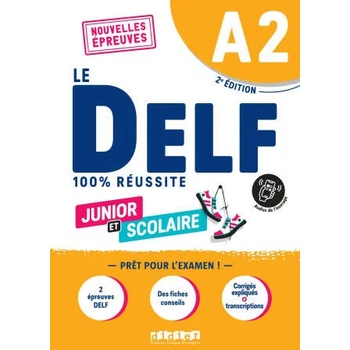 Image 1 of DELF A2 100% réussite scolaire et junior - édition 2022 - Livre + didierfle. app
