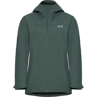 Jack Wolfskin Дамско водоустойчиво яке Jack Wolfskin Women's Tempest 2L Jacket Waterproof jacket - Sago Palm (102-5197-0212)