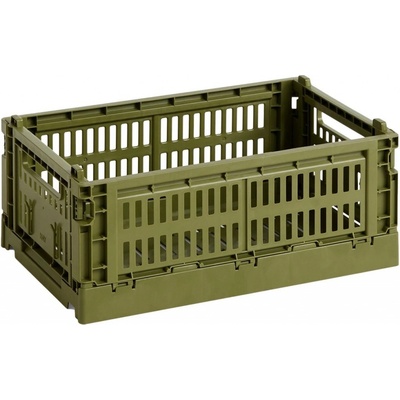 HAY Úložný box Colour Crate S olive