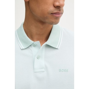 BOSS Orange тениска с яка мъжка от памук PeoxfordNew (50507814) - answear - 127,11 лв