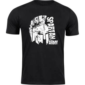 Image 1 of DRAGOWA Тениска с къс ръкав Spartan Army Leon, черна, 160 г/м2 (7842)