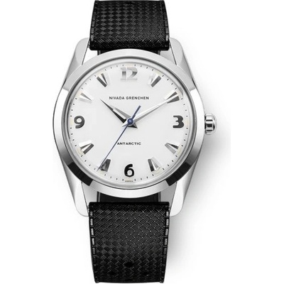 Nivada Grenchen Antarctic 35 mm White Luminova Rubber tropic