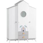 Carmen Трикрилен детски гардероб bird house (3575238)