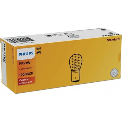 Philips PR21W BAW15s 12V 21W Červená