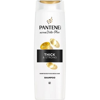 Pantene Pro V Active Nutri Plex Thick Strong šampón pre slabé a poškodené vlasy 400 ml