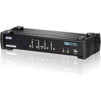 Image 1 of ATEN KVMP превключвател ATEN CS1784A, 4-портов, USB, DVI Dual Link, Audio (ATEN-CS1784A-AT-G)