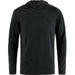 Fjällräven Мъжка спортна тениска Fjällräven Abisko Sun-Hoodie Sport shirt - Black - размер XS (016-6748-0611)