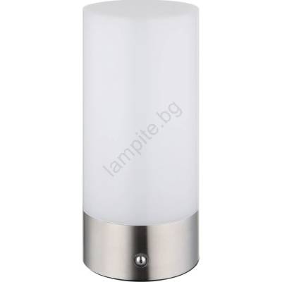 GLOBO 21040RGB - LED RGB настолна лампа LEX 1, 8W/5V 1500 mAh хром (GL8429)