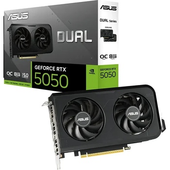 ASUS GeForce RTX 5050 Dual OC 8GB GDDR6 128bit (DUAL-RTX5050-O8G/90YV0N72-M0NA00)
