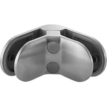 Q-railing Nerezový držiak skla hr.10 mm - model 28 na sklo, rohová spojka 90°, AISI 304