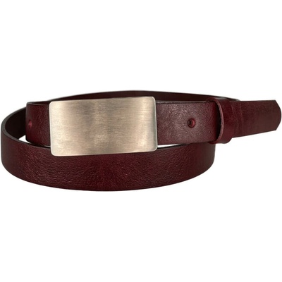 Penny Belts kožený opasek 2506-95 bordo