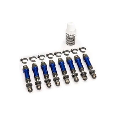 Traxxas амортисьор GTM алуминиев син (8)