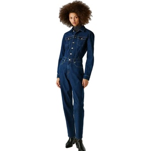 PEPE JEANS Гащеризон Pepe jeans Vala long sleeve jumpsuit - Blue (Denim)