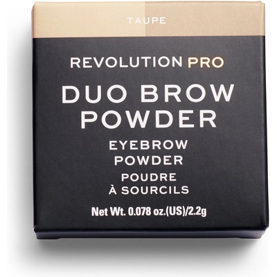 Makeup Revolution REVOLUTION PRO Vegan Пудра за вежди Taupe 22 g