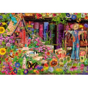 Bluebird Puzzle - Puzzle Scarecrows Garden - 1 000 piese