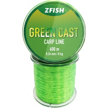 Zfish Green Cast Carp Line 600 m 0,30 mm