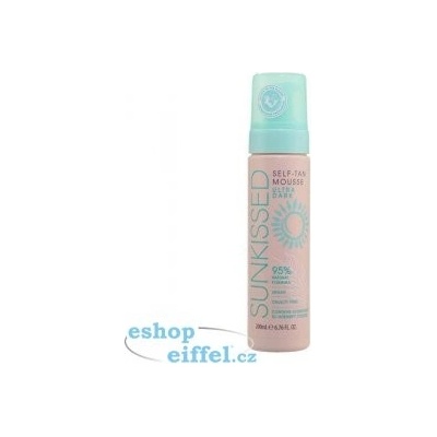 Sunkissed Self-Tan Mousse samoopalovací pěna pro velmi tmavé opálení odstín Ultra Dark 200 ml