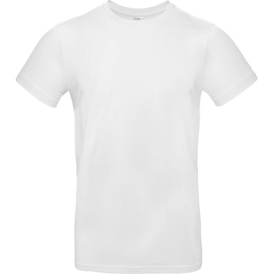 B&C E190 těžká bavlna krátký rukáv pánské COT01003T00100-white