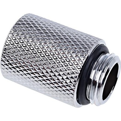 Alphacool Удължител Alphacool Eiszapfen, 20 mm, G1/4 външна към G1/4 вътрешна резба, Сребрист (AC-1011186)