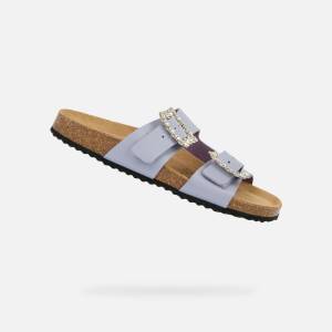 Geox Виолетови дамски пантофи Geox Brionia R Geox | Lilav | ЖЕНИ | 36
