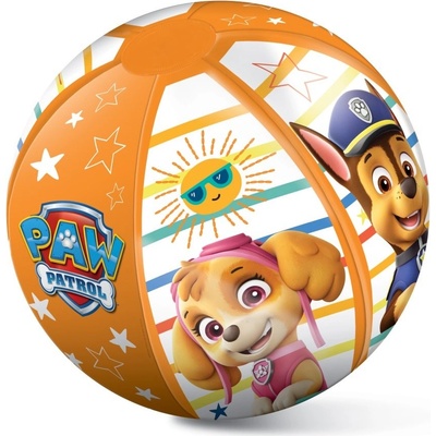 MONDO Nafukovací plážový míč PAW PATROL červená modrá
