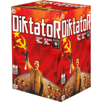 Kompaktný ohňostroj Diktátor 25 rán 45 mm