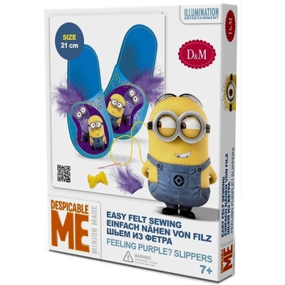 Revontuli Toys Oy Творчески комплект Revontuli Toys Oy - Уший сам, пантофки с Миньоните (54026)