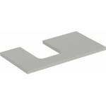 Geberit Плот за мивка Geberit One с ляв изрез 90 см, матово сиво (505.293.00.7)