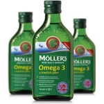 Mollers MOLLER´S Omega 3 RYBÍ OLEJ Natur z pečene tresiek 250 ml