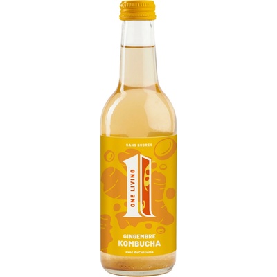 N°1 LIVING Zázvorová kombucha 330 ml