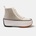 Firetrap Дамски високи кецове Firetrap Platform Hi top Ladies Trainers - White Glitter