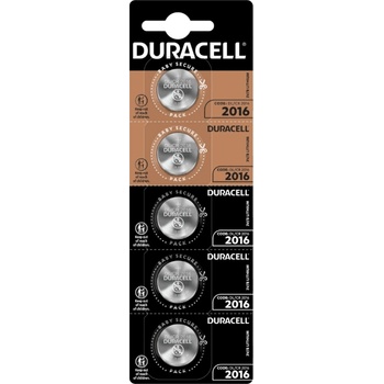 Duracell Литиеви батерии 2016 5 броя (DUR-BL-CR2016-5PK)