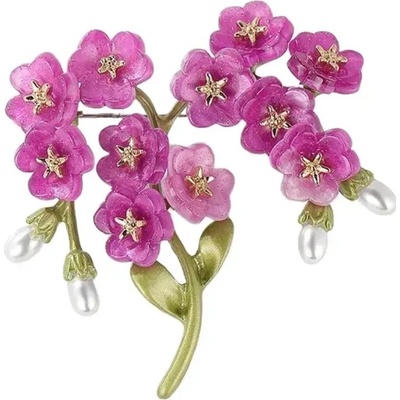 Gaira brož Květ 32261 bílá