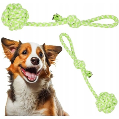 Springos preťahovadlo bavlnený svetlozelený 38 cm