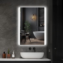 IREDA Koupelnové LED zrcadlo s osvětlením 80 x 60 cm 95774